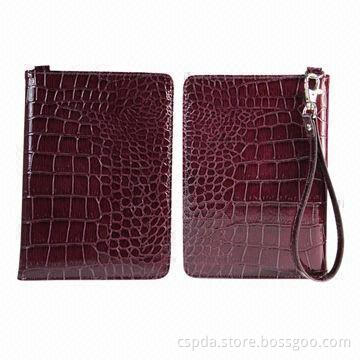 Leather Cases for Kindle with Hand Strap and Handle, Various Colors Available